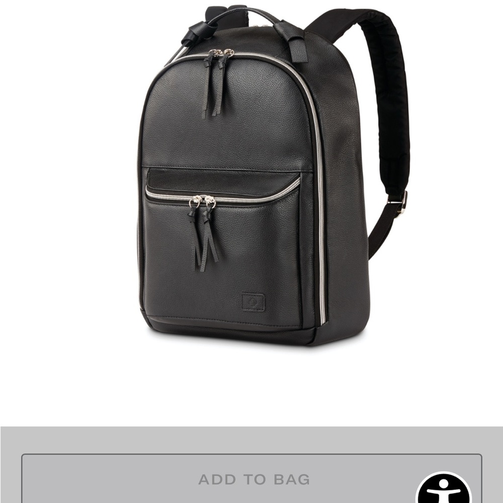 Samsonite women’s everyday leather backpack!